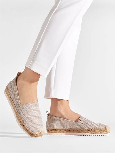 michael kors espadrilles weiss silber|Mehr.